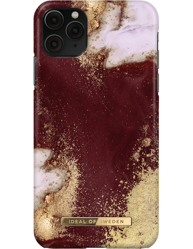 Marble XS IDEAL Max, OF Backcover, SWEDEN Burgundy IDFCAW19-I1965-149, iPhone 11 Max, Golden Apple, Pro iPhone