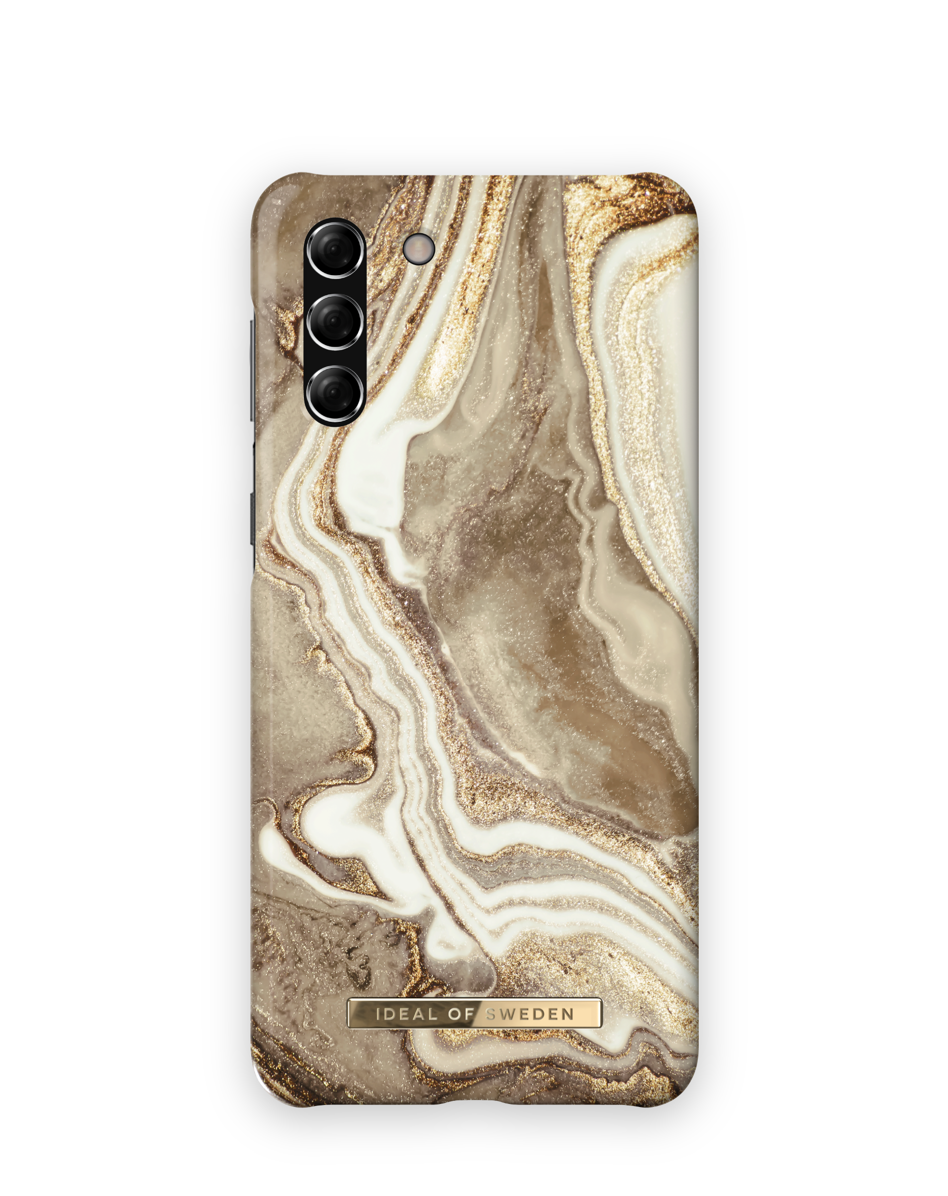 Golden OF Samsung, IDEAL S21+, Sand SWEDEN Galaxy Backcover, IDFCGM19-S21P-164, Marble