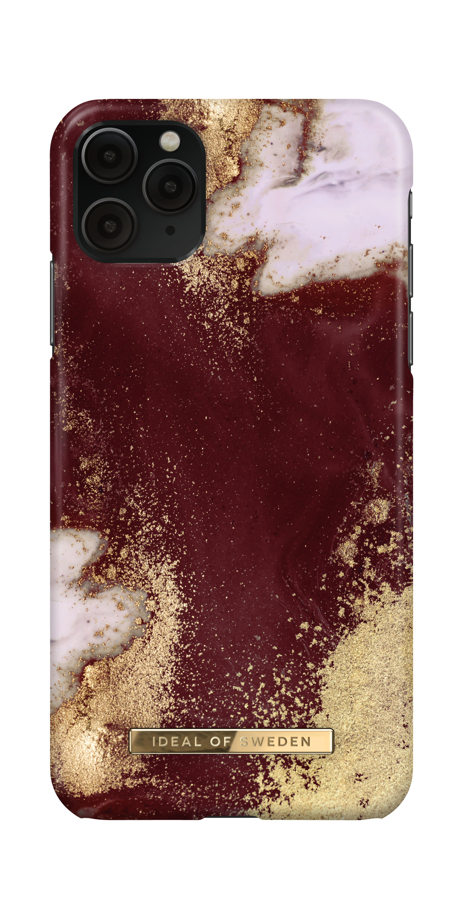 IDEAL OF Max, Golden Burgundy Marble iPhone SWEDEN IDFCAW19-I1965-149, Pro Backcover, XS 11 Max, iPhone Apple