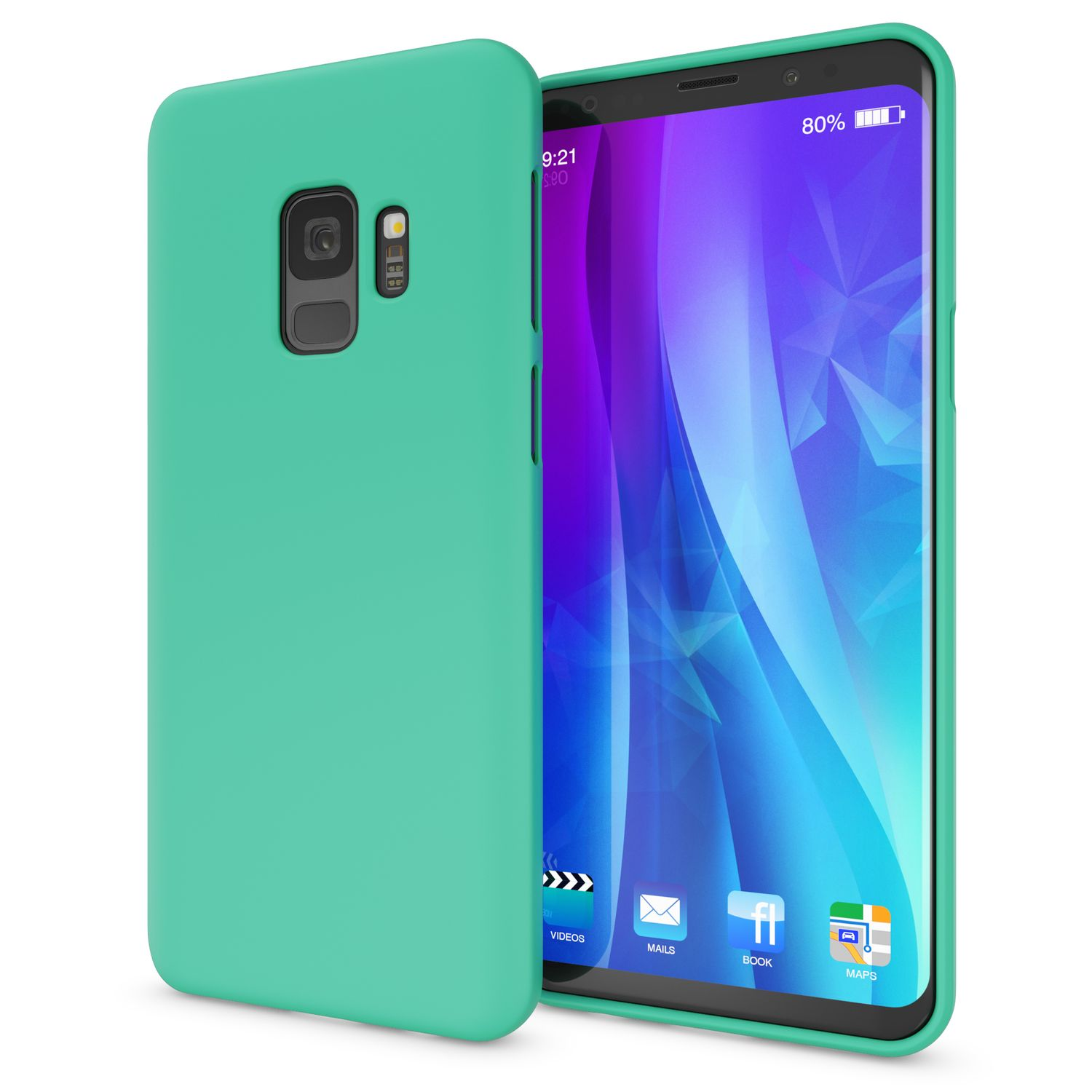 Samsung, Grün Neon Galaxy NALIA Hülle, Silikon Backcover, S9,