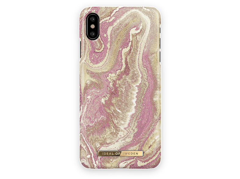 IDEAL OF IPhone Blush Apple, Golden SWEDEN IDFCSS19-IXS-120, Marble Backcover, X/XS