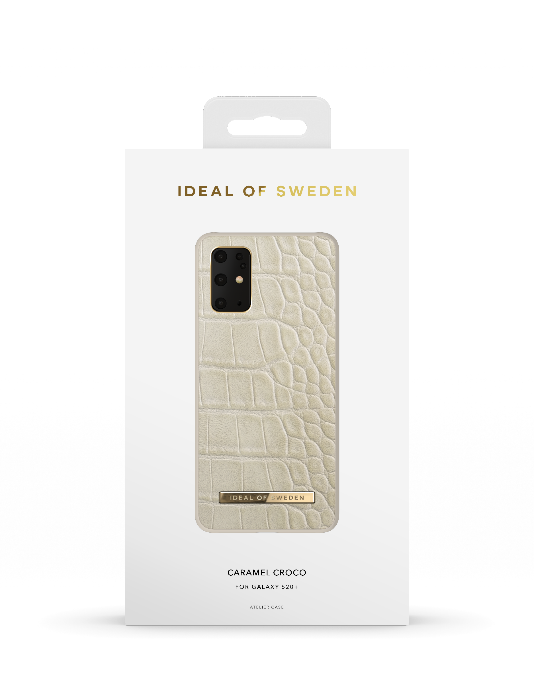 IDEAL OF SWEDEN IDACAW20-S11P-243, Backcover, S20 Galaxy Ultra, Croco Samsung, Caramel