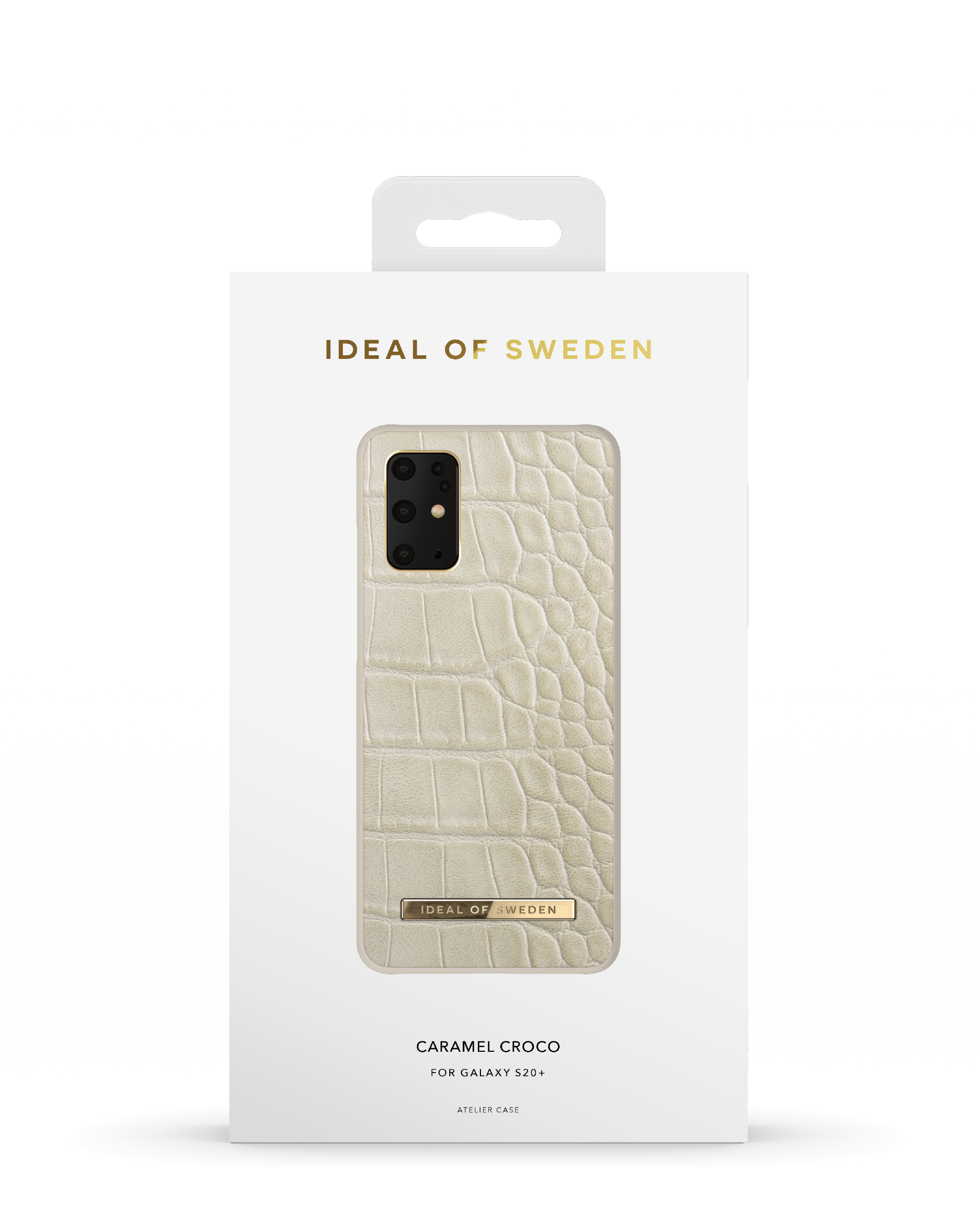 IDEAL OF SWEDEN IDACAW20-S11P-243, Backcover, S20 Galaxy Ultra, Croco Samsung, Caramel
