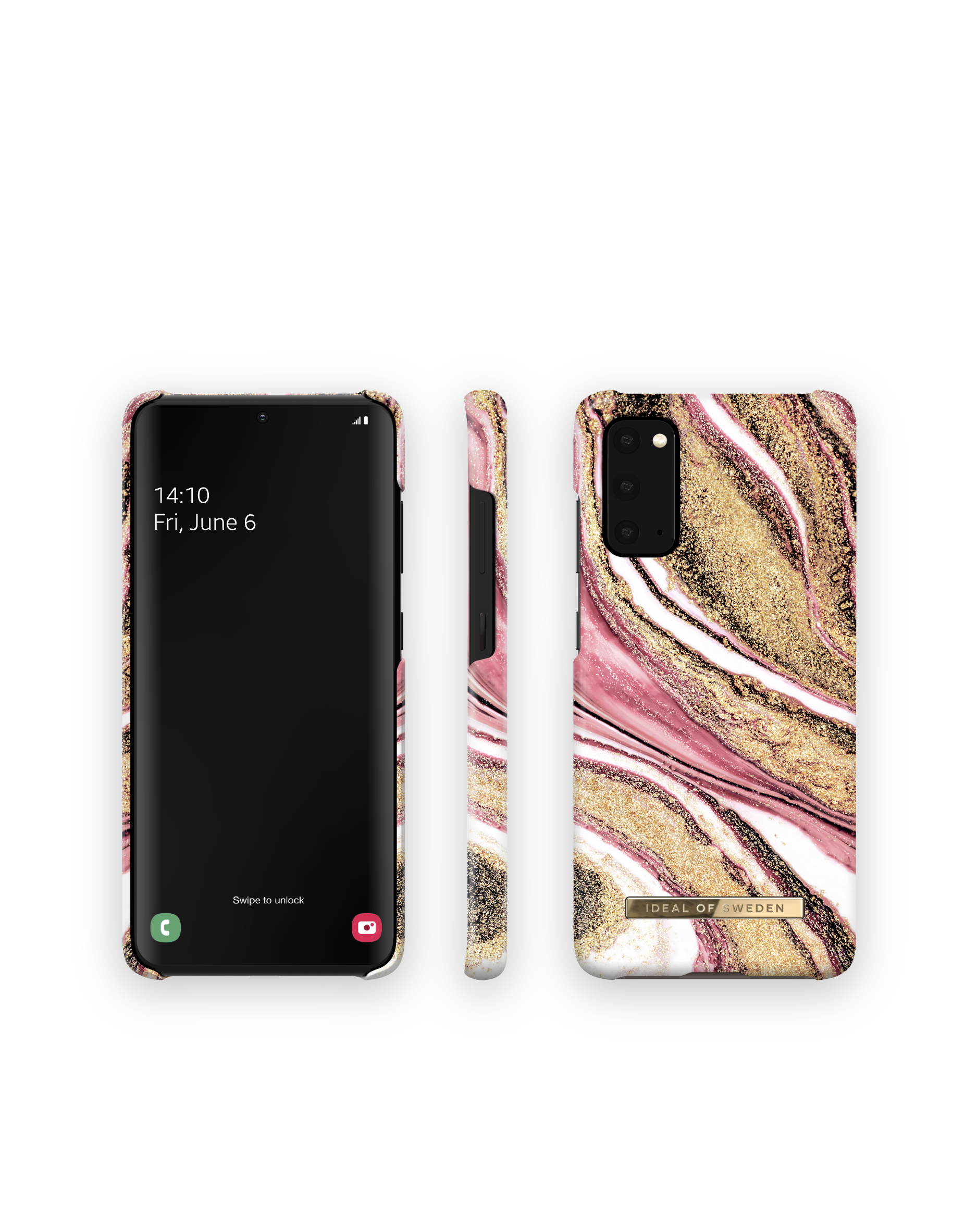 IDEAL OF SWEDEN IDFCSS20-S11E-193, Backcover, Pink Galaxy S20, Cosmic Swirl Samsung