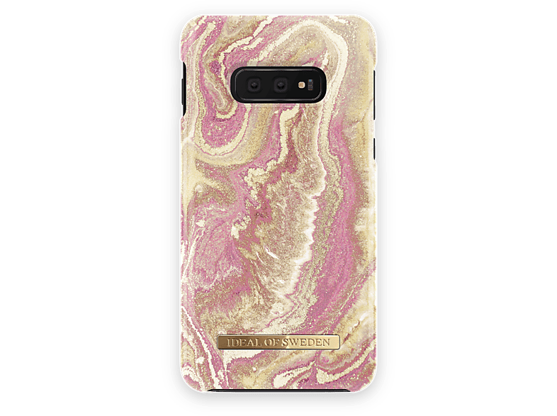 IDEAL OF SWEDEN IDFCSS19-S10L-120, Backcover, Samsung, Galaxy S10E, Golden Blush Marble