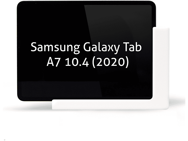 Samsung Tab weiß Wandhalterung, Tablethalter Ladefunktion 10.4 A7 Tablet TWP für TABLINES mit