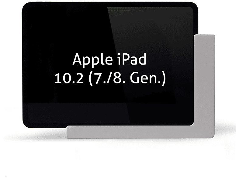 Tablet mit Wandhalterung, silber iPad TABLINES Apple TWP Ladefunktion für 10.2 Tablethalter