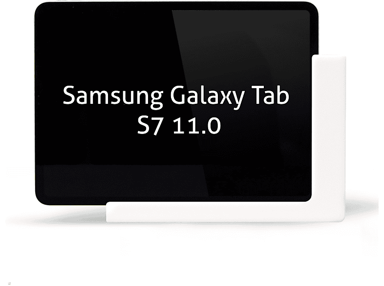 TABLINES TWP Tablethalter mit Ladefunktion für Samsung Tab S7 11.0 Tablet Wandhalterung, weiß