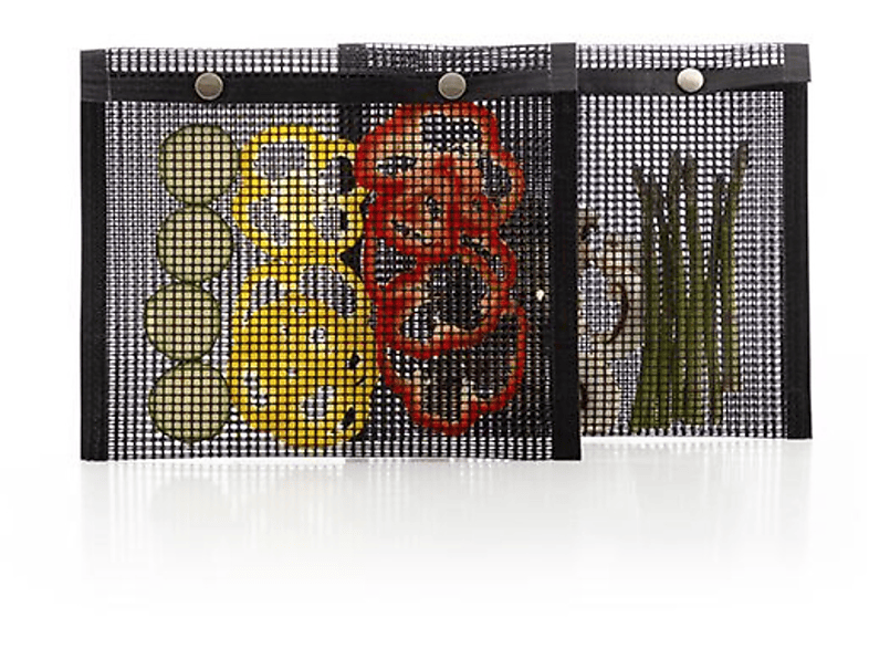 InnovaGoods Grill-Netzbeutel 2er Pack - Antihaft Bis 300°C Für Gemüse & Kleingrill