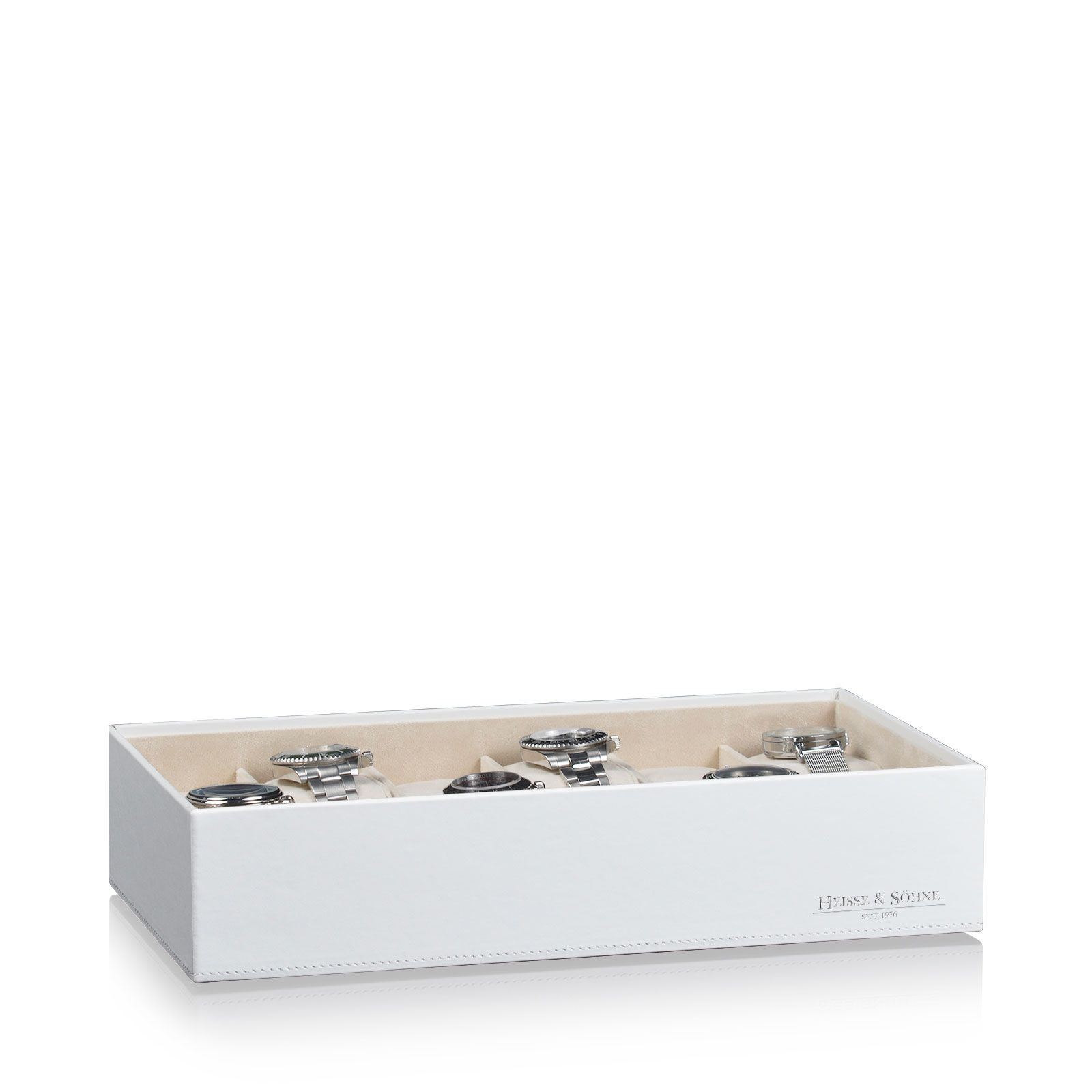 HEISSE&SÖHNE Stapelbares XL 12 - für Uhrenbox Uhren Schmuckkästchen Unterteil: Mirage