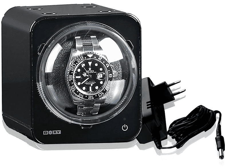 Schwarz Brick BECO Netzteil Fancy - Boxy mit Uhrenbeweger
