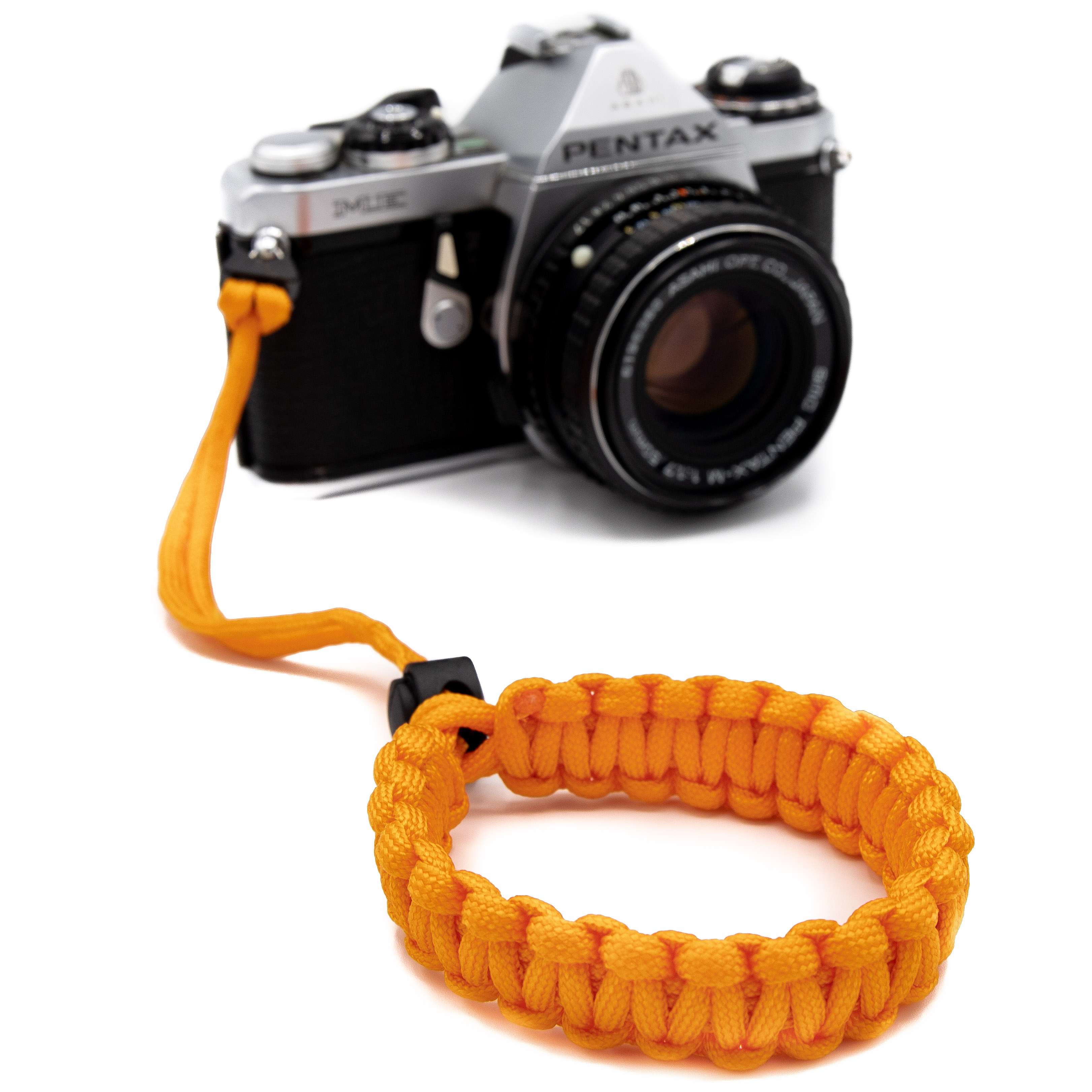 LENS-AID Kamera Handschlaufe aus Paracord Handschlaufe, Kamera Handgelenk, Orange fürs