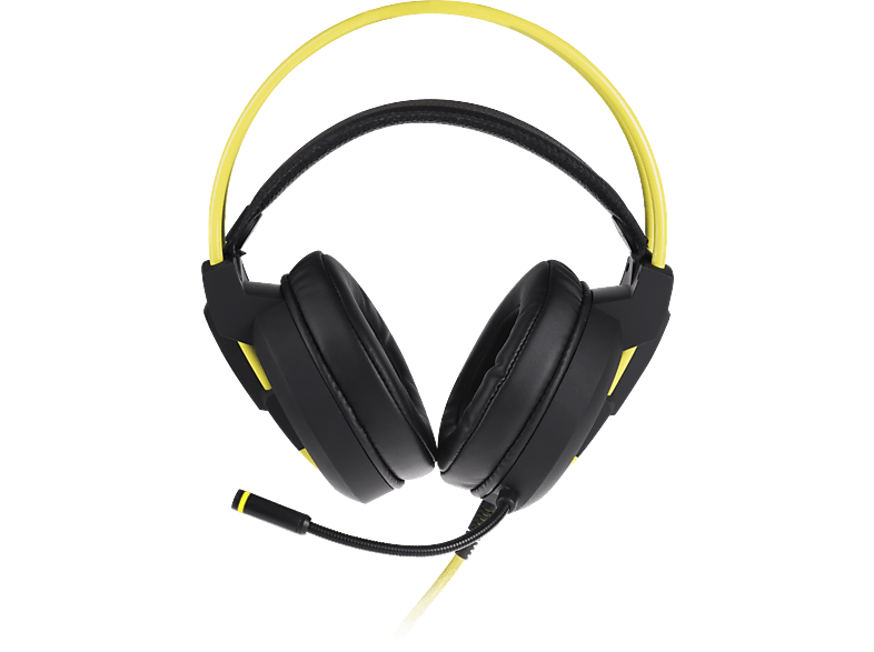 Schwarz-Gelb Gaming-Headset SNAKEBYTE Head:Set PRO™, Over-ear