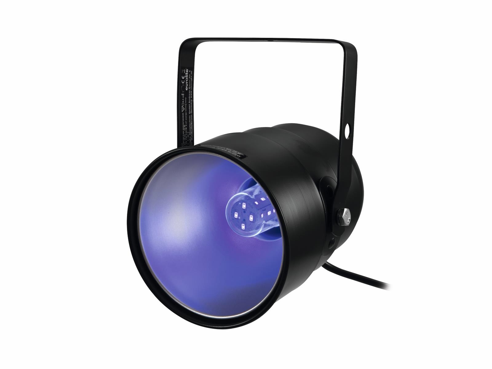 EUROLITE Schwarz UV-Strahler UV mit UV-Scheinwerfer, LED