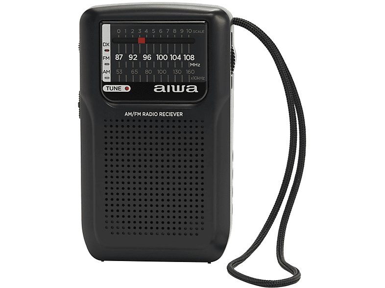 AIWA RS-33 Tragbares Radio, FM, Tuner, AM, Schwarz FM, AM