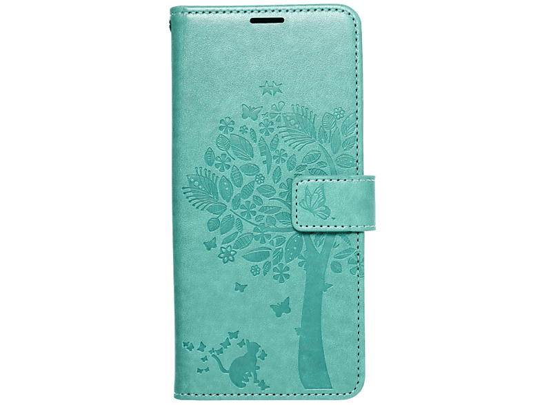 Samsung, DESIGN Schutzhülle, A02s, Bookcover, KÖNIG Galaxy Grün