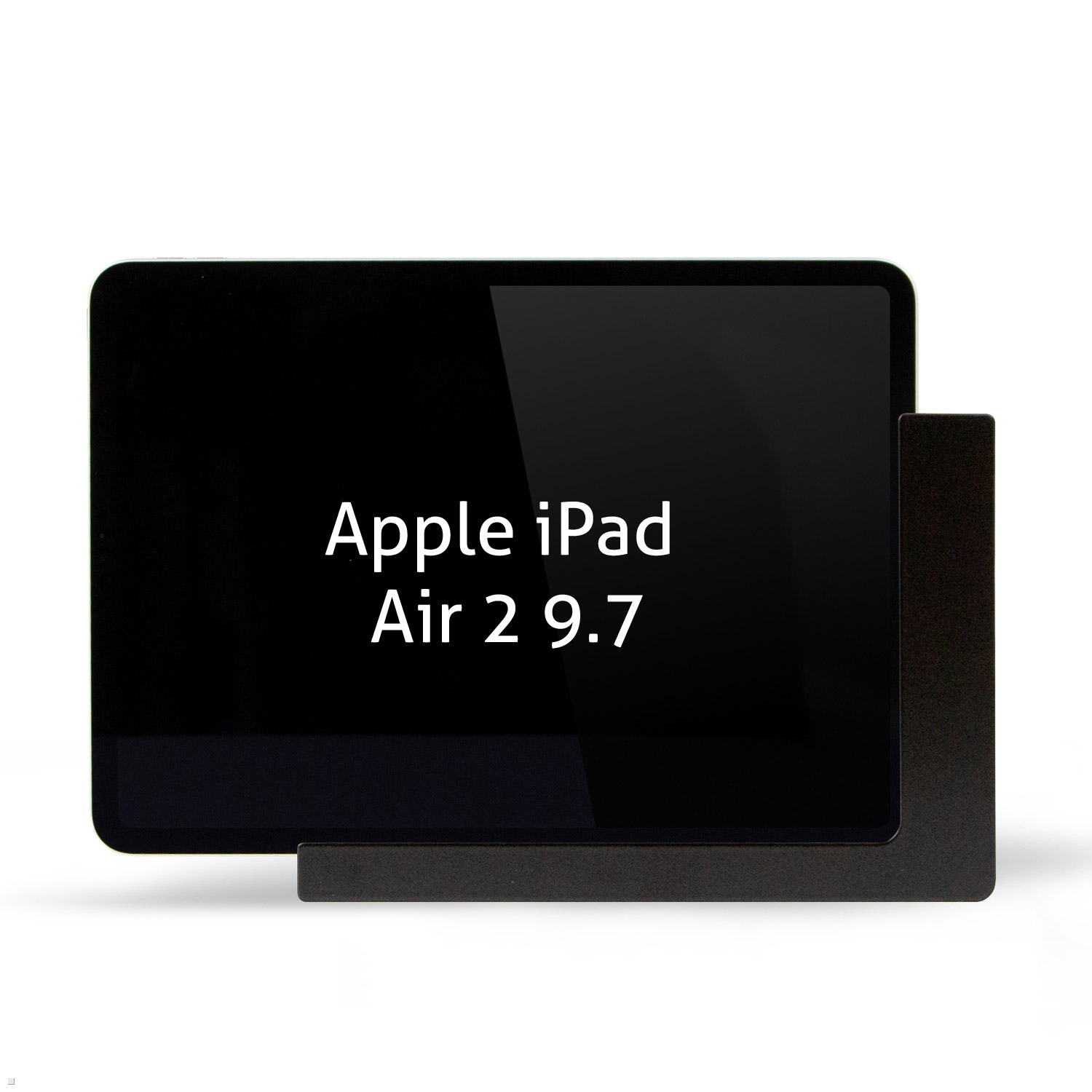 9.7 Apple Air TWP Wandhalterung, für schwarz TABLINES Ladefunktion mit Tablet 2