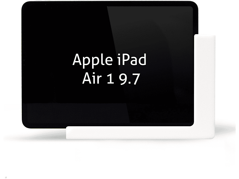 1 TABLINES für 9.7 Apple mit Air weiß TWP Wandhalterung, Ladefunktion Tablet