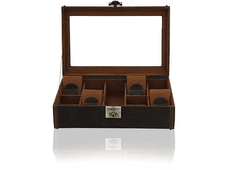FRIEDRICH Cubano XL - Braun Uhrenbox