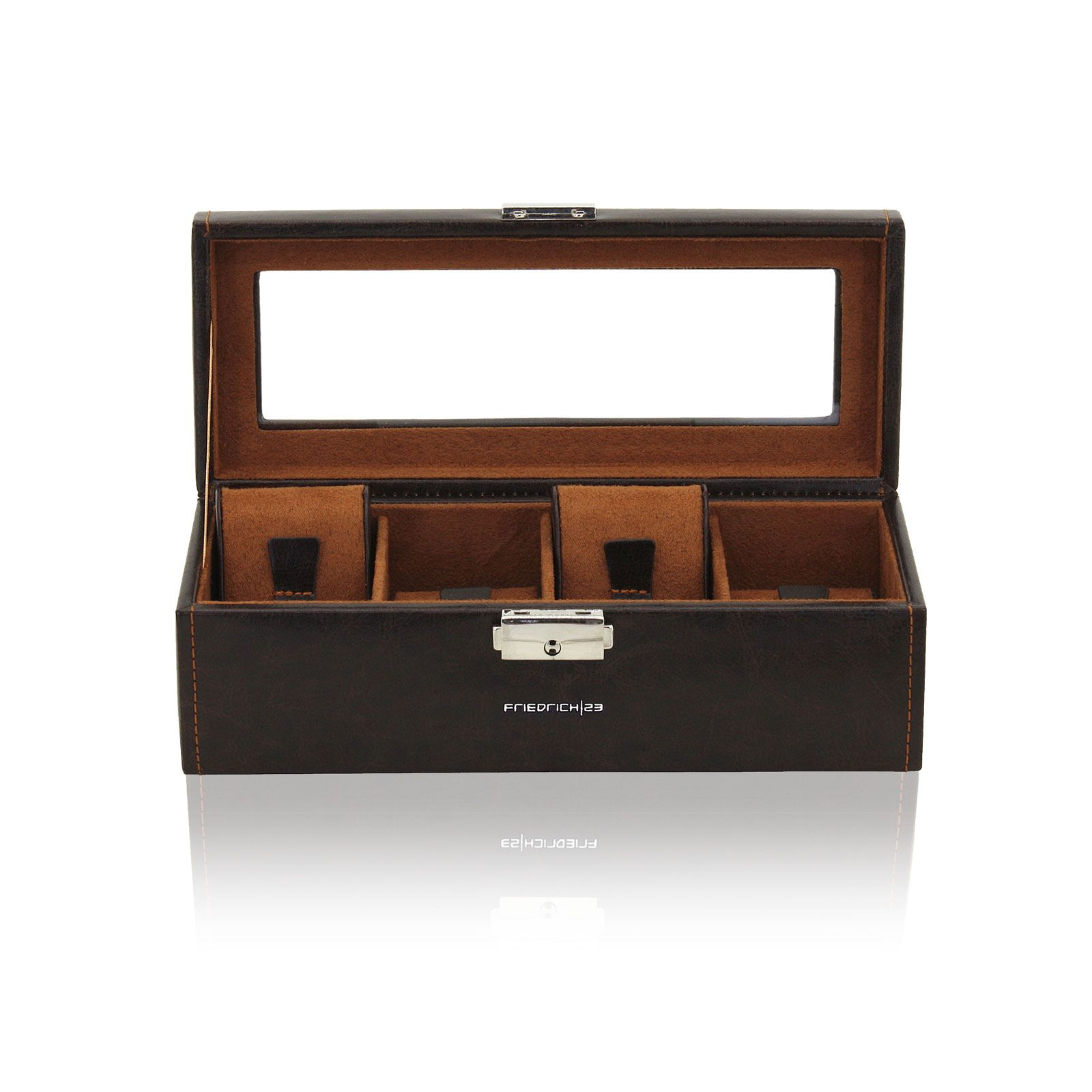 Uhrenbox FRIEDRICH 4 Braun - Bond