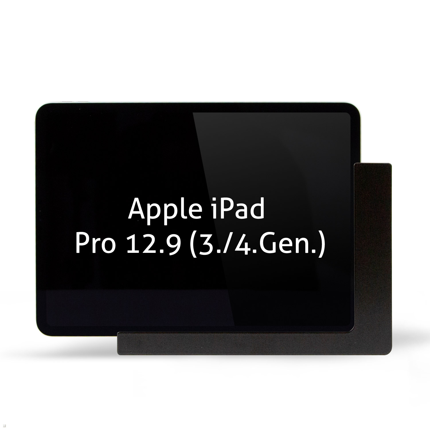 mit Tablet Pro iPad Ladefunktion 12.9 TWP für schwarz Wandhalterung, TABLINES