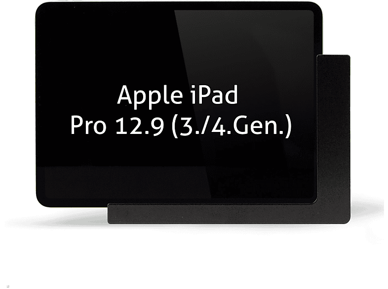 mit Tablet Pro iPad Ladefunktion 12.9 TWP für schwarz Wandhalterung, TABLINES