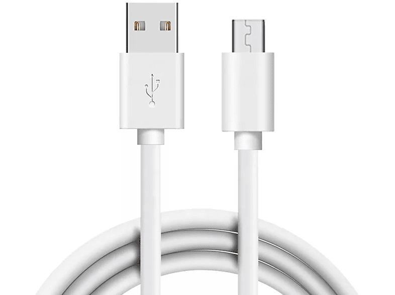 Câble Micro USB Blanc Pour LG G2 - Longueur 1 M - Neuf Sous Emballage