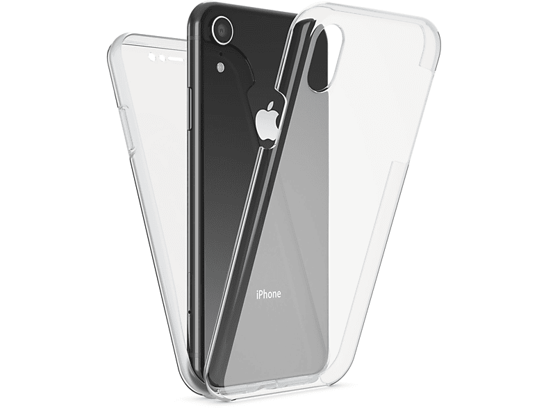 NALIA Klare 360 Grad Hülle, Backcover, Apple, iPhone XR, Transparent