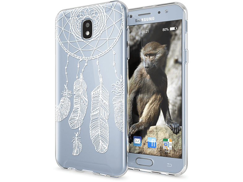 J5 Silikon Samsung, Galaxy Backcover, NALIA Hülle, Mehrfarbig Motiv (2017),