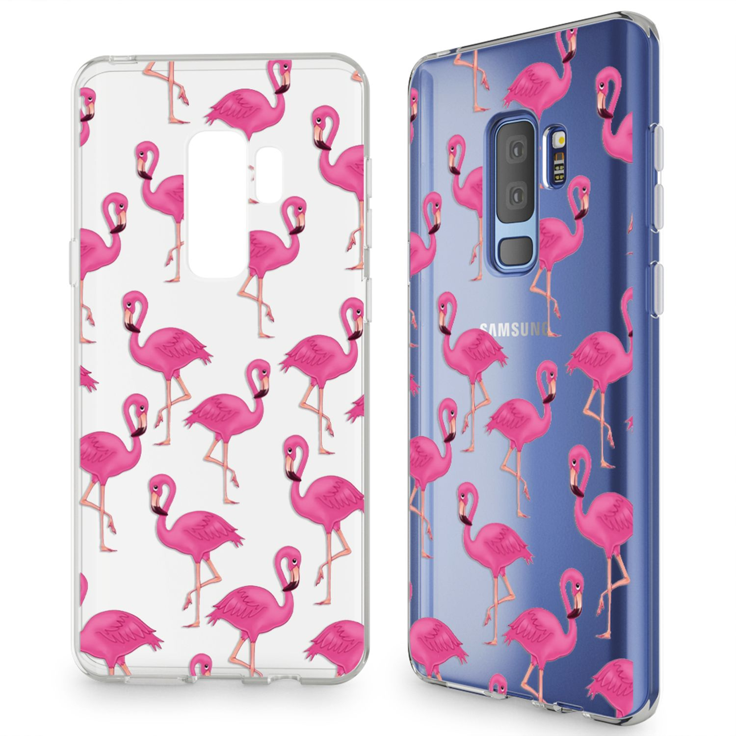 NALIA Motiv Mehrfarbig Backcover, Plus, Galaxy Silikon Samsung, S9 Hülle