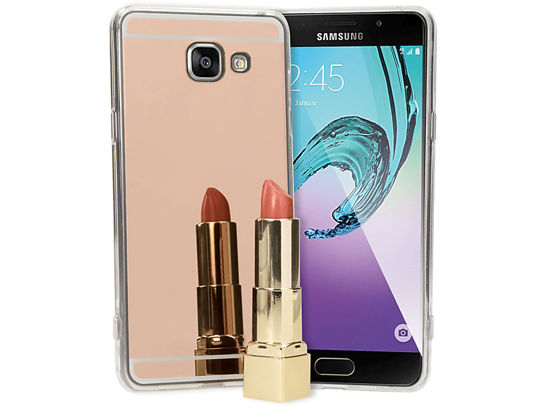 (2016), Samsung, Spiegel Backcover, Silikon Hülle, Nicht Galaxy NALIA verfügbar A3