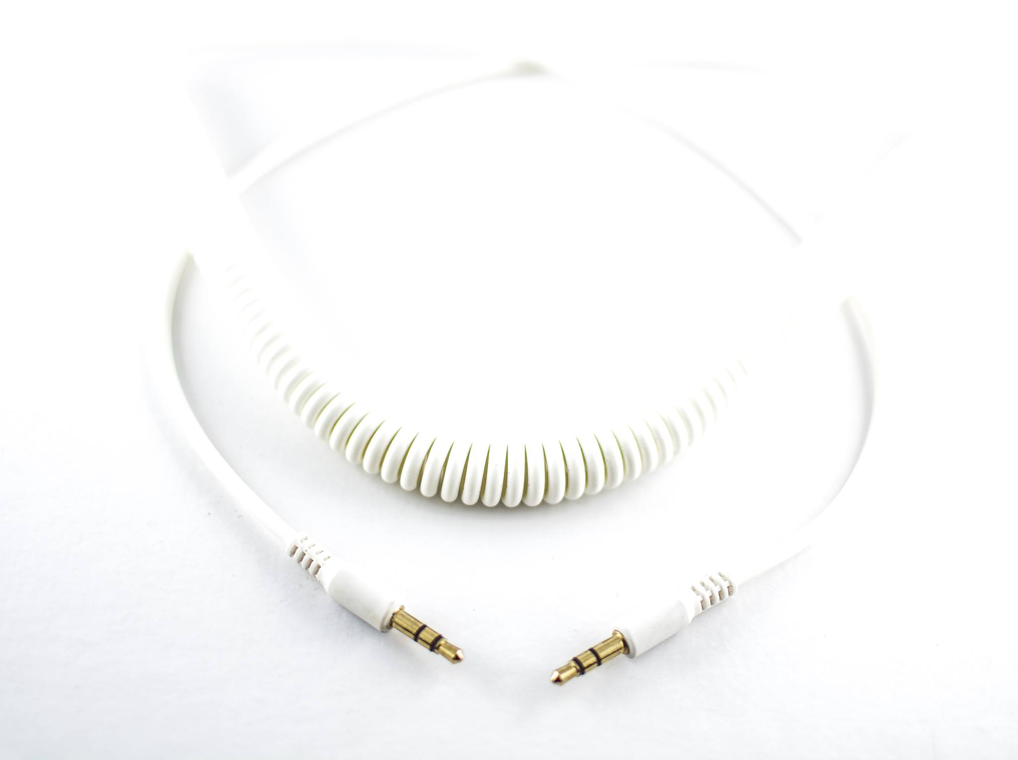 7EVEN Ersatz Spiralkabel, Weiß kabel On-ear