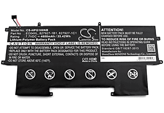 POWERY Akku für HP Typ 827927-1B1 Li-Polymer Akku, 7.7 Volt, 4600mAh