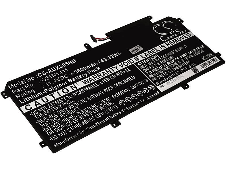 Vhbw Ersatz Für Xaom BS03FA Für Smartphone-Akku L-Polymer 3800 MAh 3 85 V