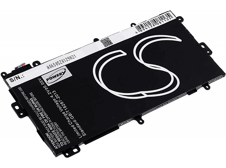 4600mAh Li-Polymer Akku POWERY Samsung Akku, 3.7 SP3770E1H für Volt, Typ