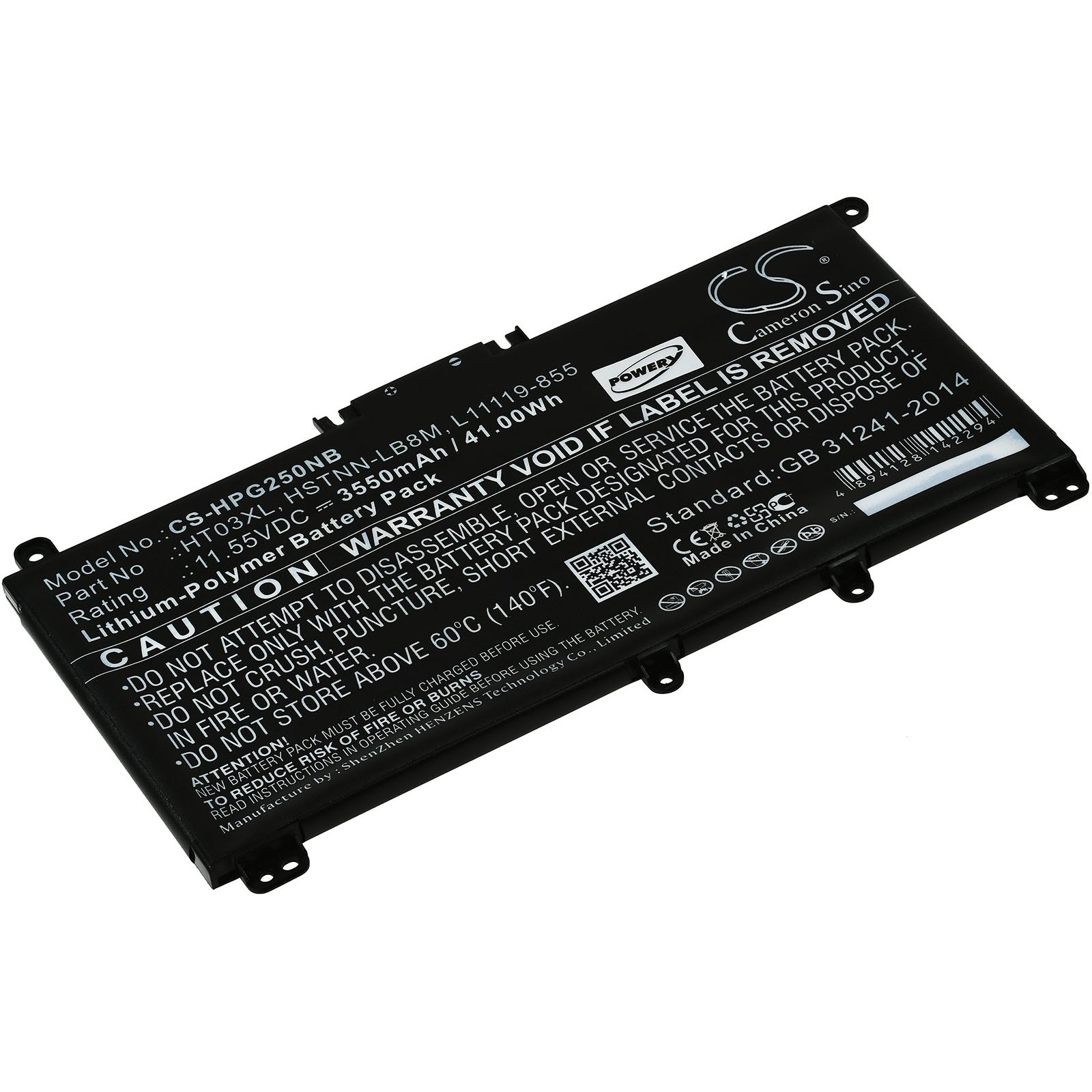 AboutBatteries Batterie pour HP Pavilion G7-1314SF, 10.8V, 4400mAh, Li