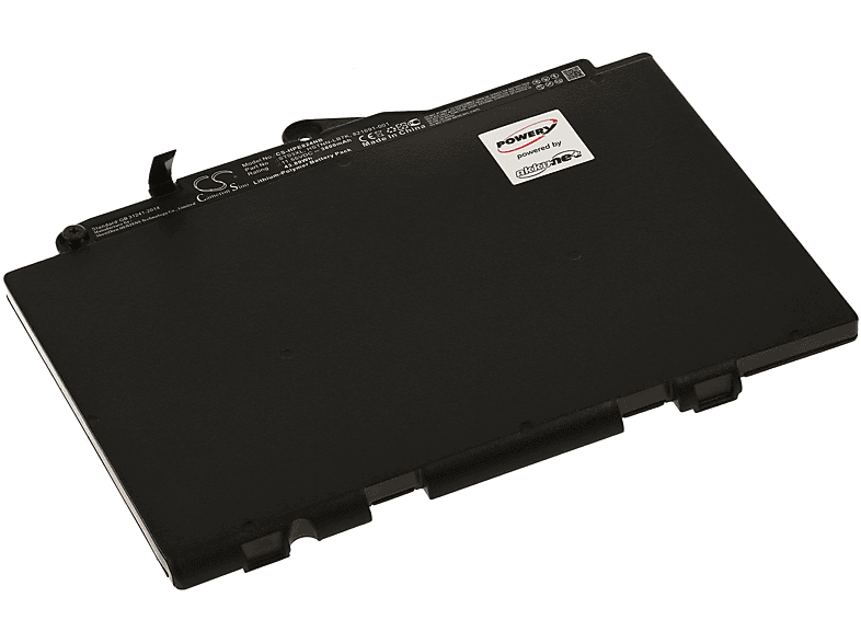 POWERY Akku für HP EliteBook 720 G4 Li-Polymer Akku, 11.55 Volt, 3800mAh