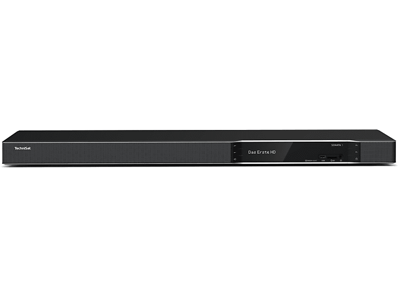 TECHNISAT SONATA 1 UHD Receiver (HDTV, PVR-Funktion, Twin Tuner, DVB-T, DVB-T2 (H.264), DVB-T2 (H.265), DVB-C2, DVB-S2, schwarz)