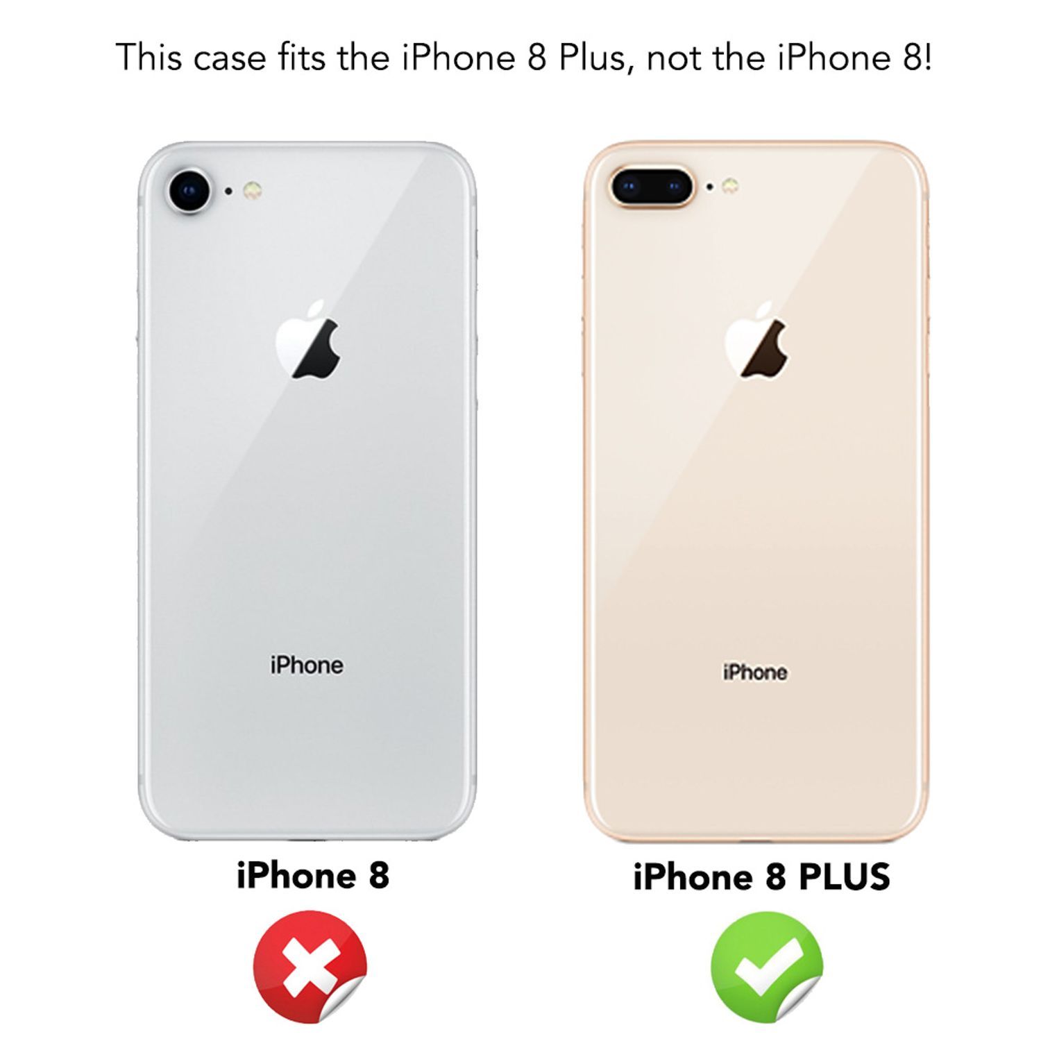 Apple, Roségold Backcover, 8 360 NALIA iPhone Plus, Grad Hülle,