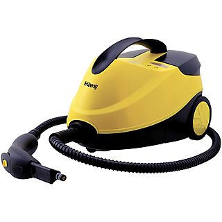 Limpiador a vapor - H.KOENIG NV6200, 2000 W, 1,5 l, 4 barbar, Amarillo