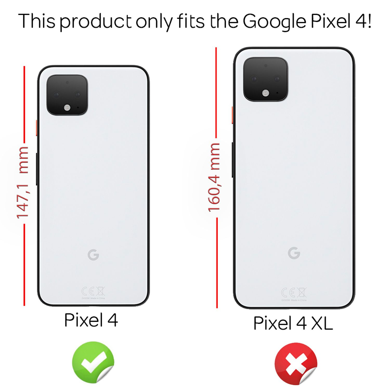 Due telefoni Google Pixel, uno più grande dell'altro.