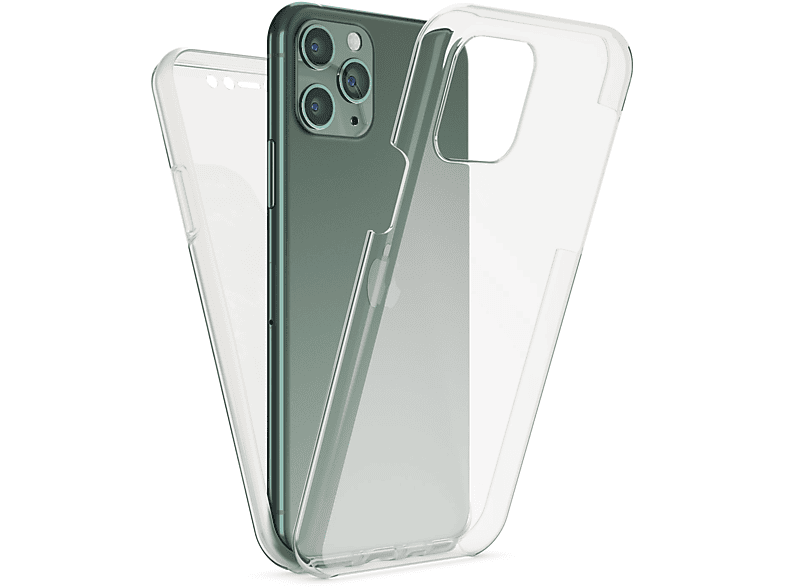 NALIA Klare Pro iPhone 360 Grad Transparent Max, 11 Backcover, Hülle, Apple