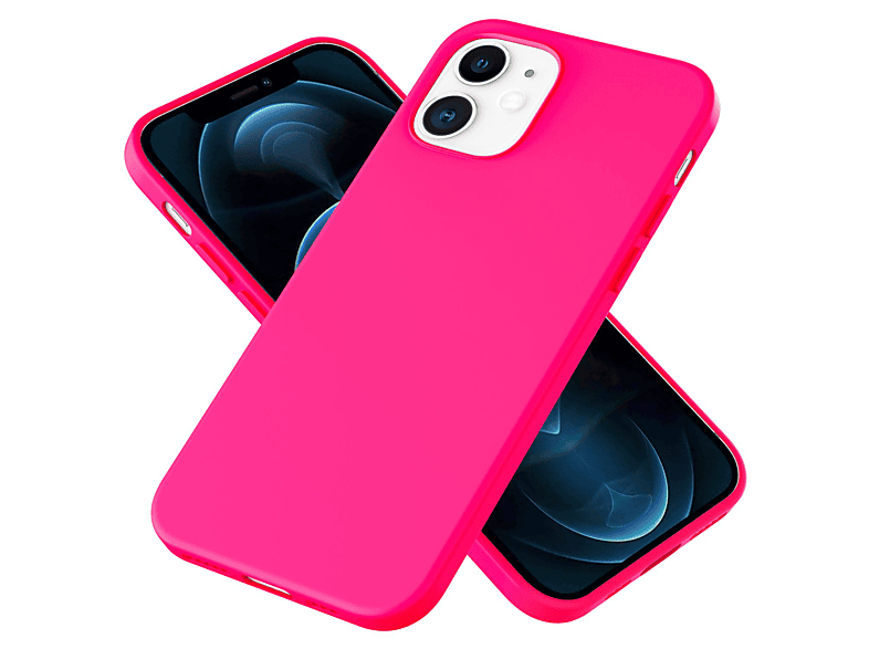 Hülle, Silikon NALIA 12 Pro, Pink Apple, 12 Backcover, iPhone iPhone