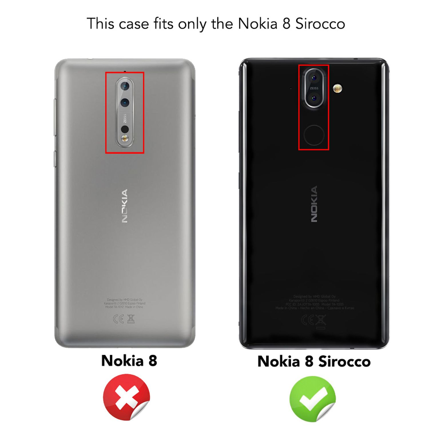 Backcover, Carbon-Look NALIA Nokia, Sirocco, Hülle, Schwarz Silikon 8