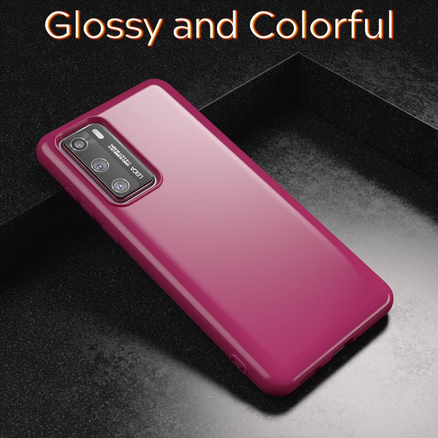 P40, Pink Huawei, NALIA Silikon Hülle, Backcover,