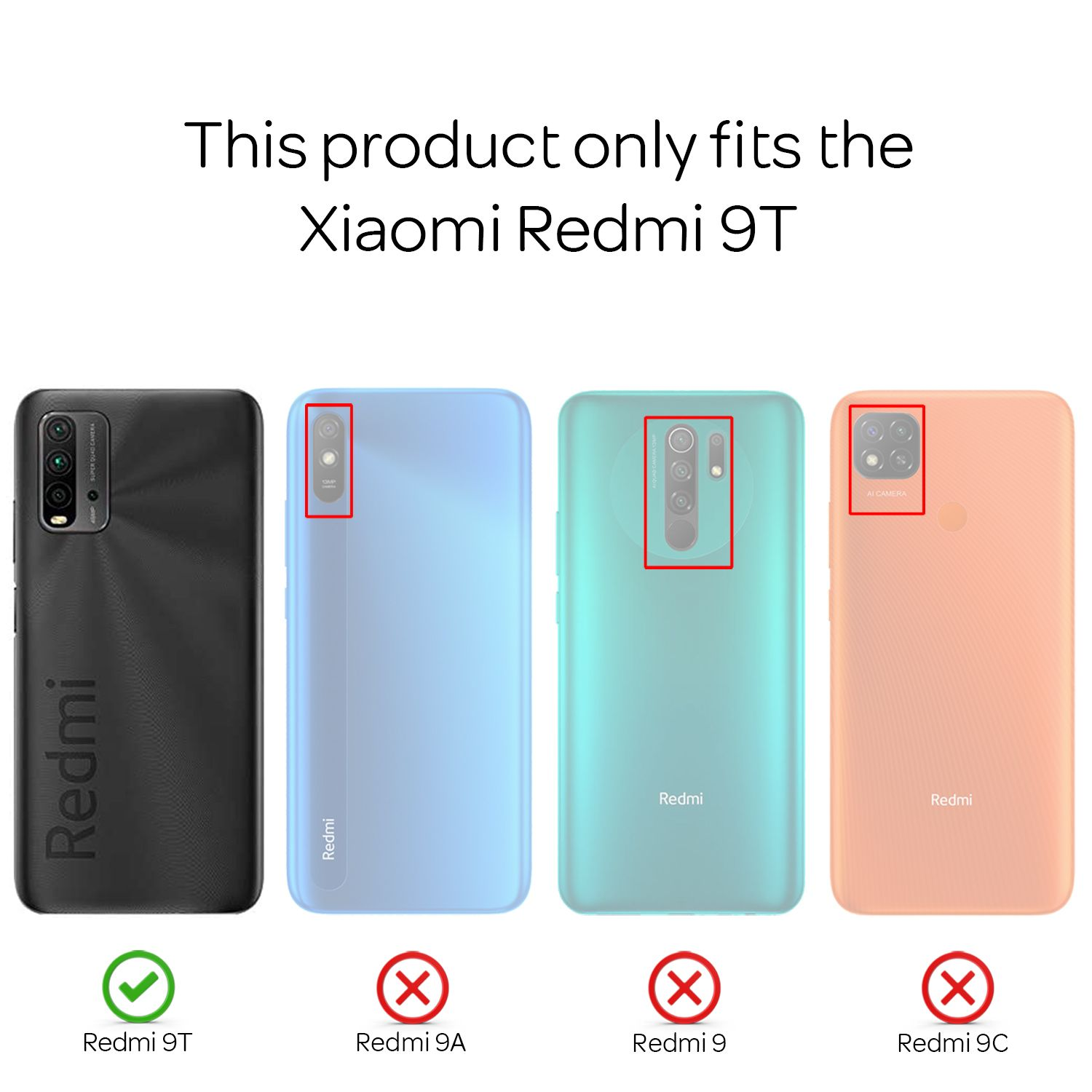 NALIA Matte Ring Silikon Redmi 9T, verfügbar Xiaomi, Backcover, Hülle, Nicht