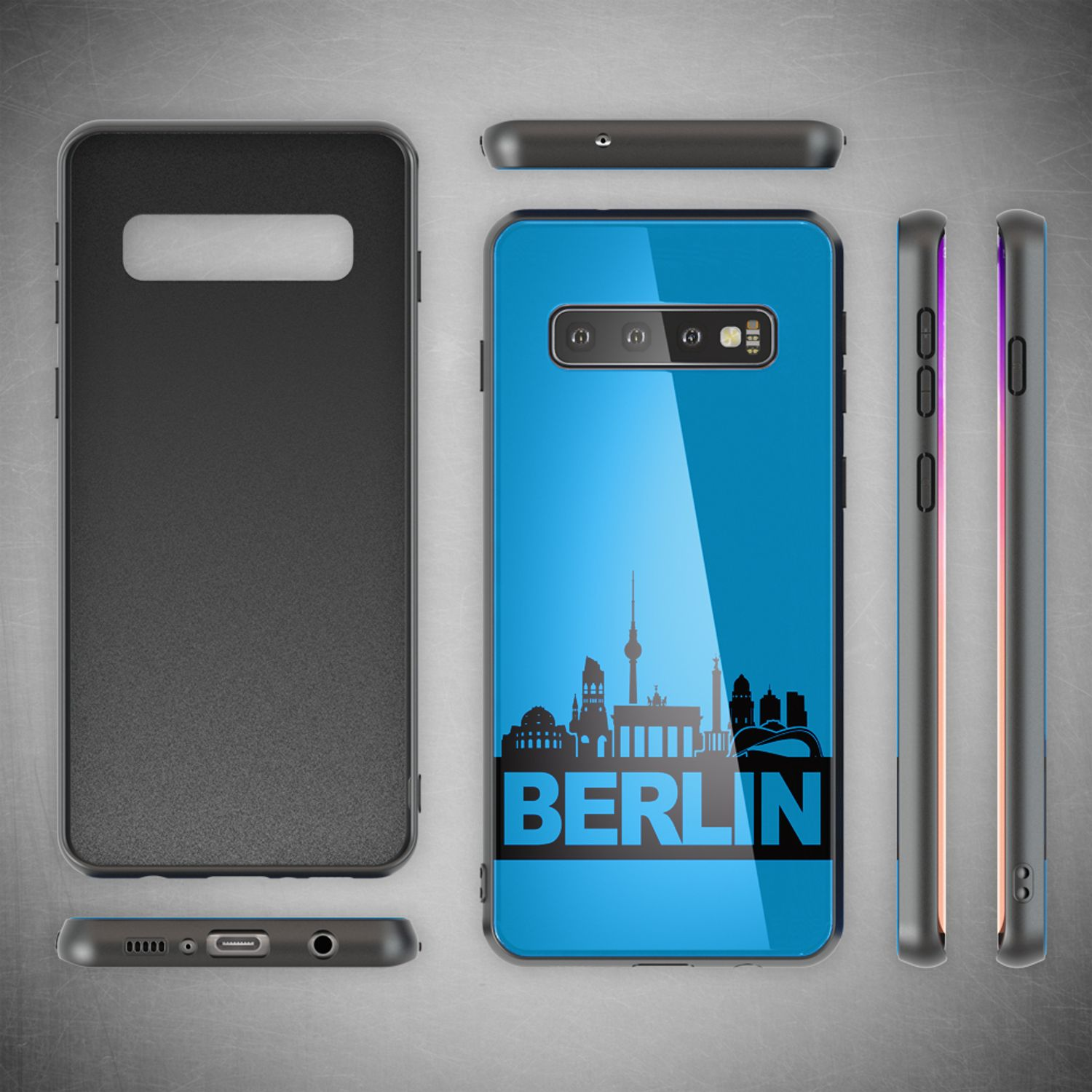 Mehrfarbig Samsung, Galaxy Hülle, NALIA S10, Backcover, Motiv
