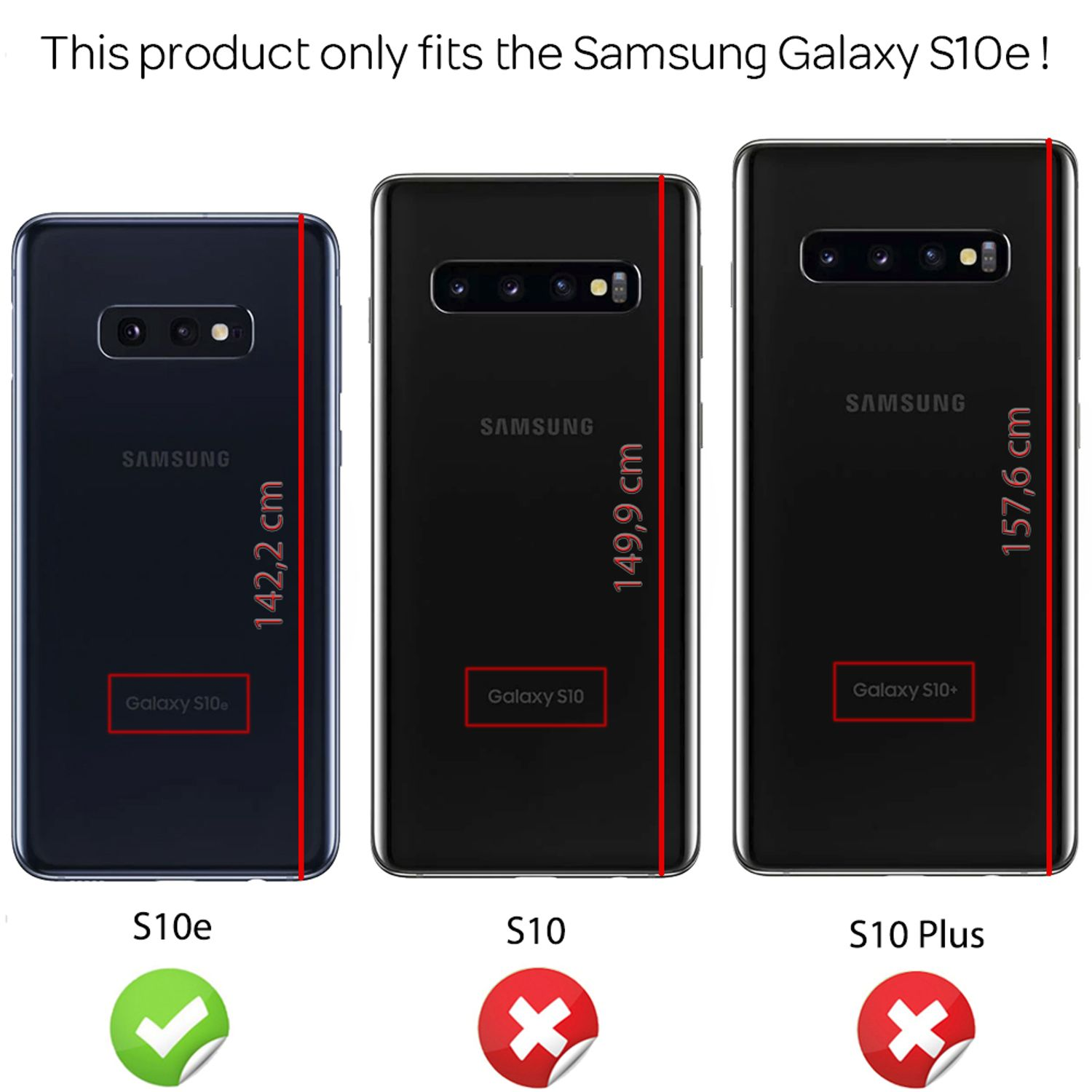 Silikon Galaxy Backcover, S10e, Hülle, Semi-Transparente Samsung, NALIA Rot