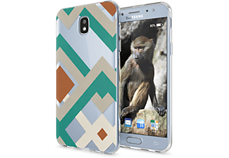 NALIA Motiv Silikon Hülle, Backcover, Samsung, Galaxy J3 (2017), Mehrfarbig