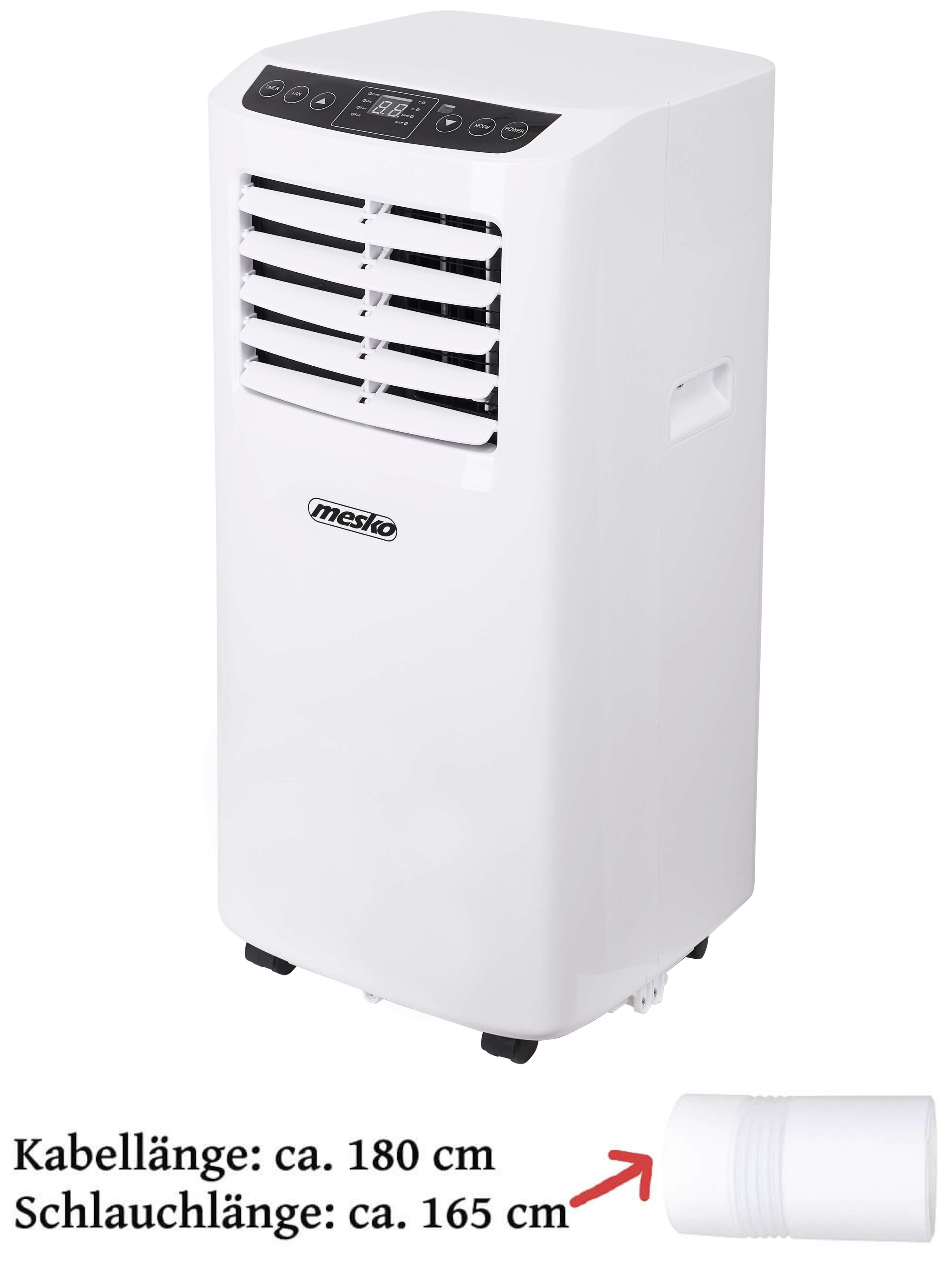 MESKO MS-7911 Klimagerät Widdow (Max. White Raumgröße: 30 EEK: A) m²